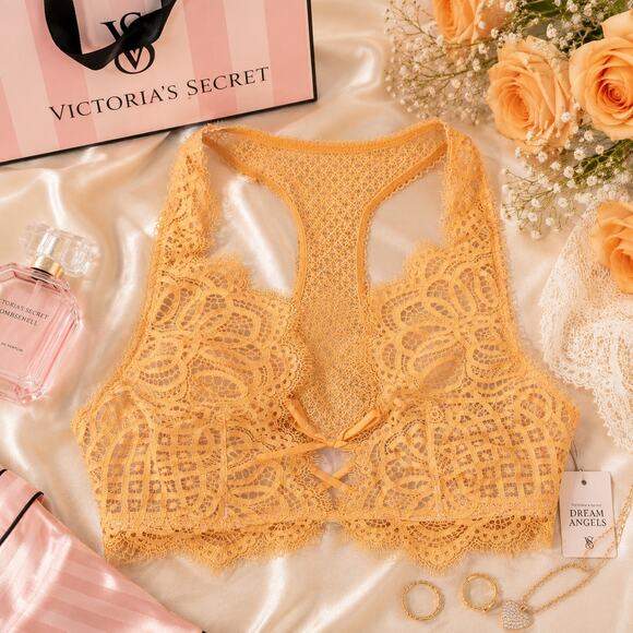 Victoria's Secret Other - Victoria's Secret Dream Angels Bralette Orange Papaya Medium NWT Festival Boho
